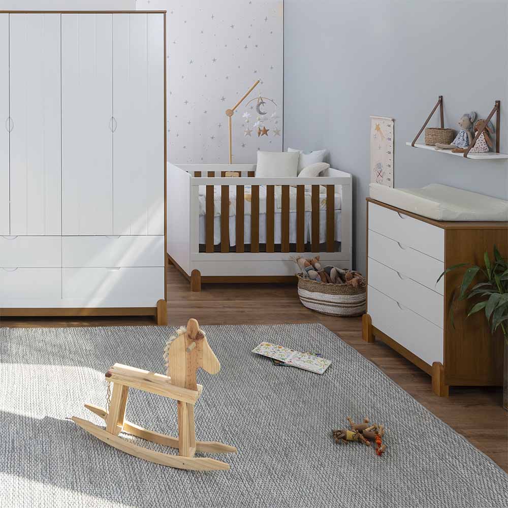 kit quarto lotus branco e savana